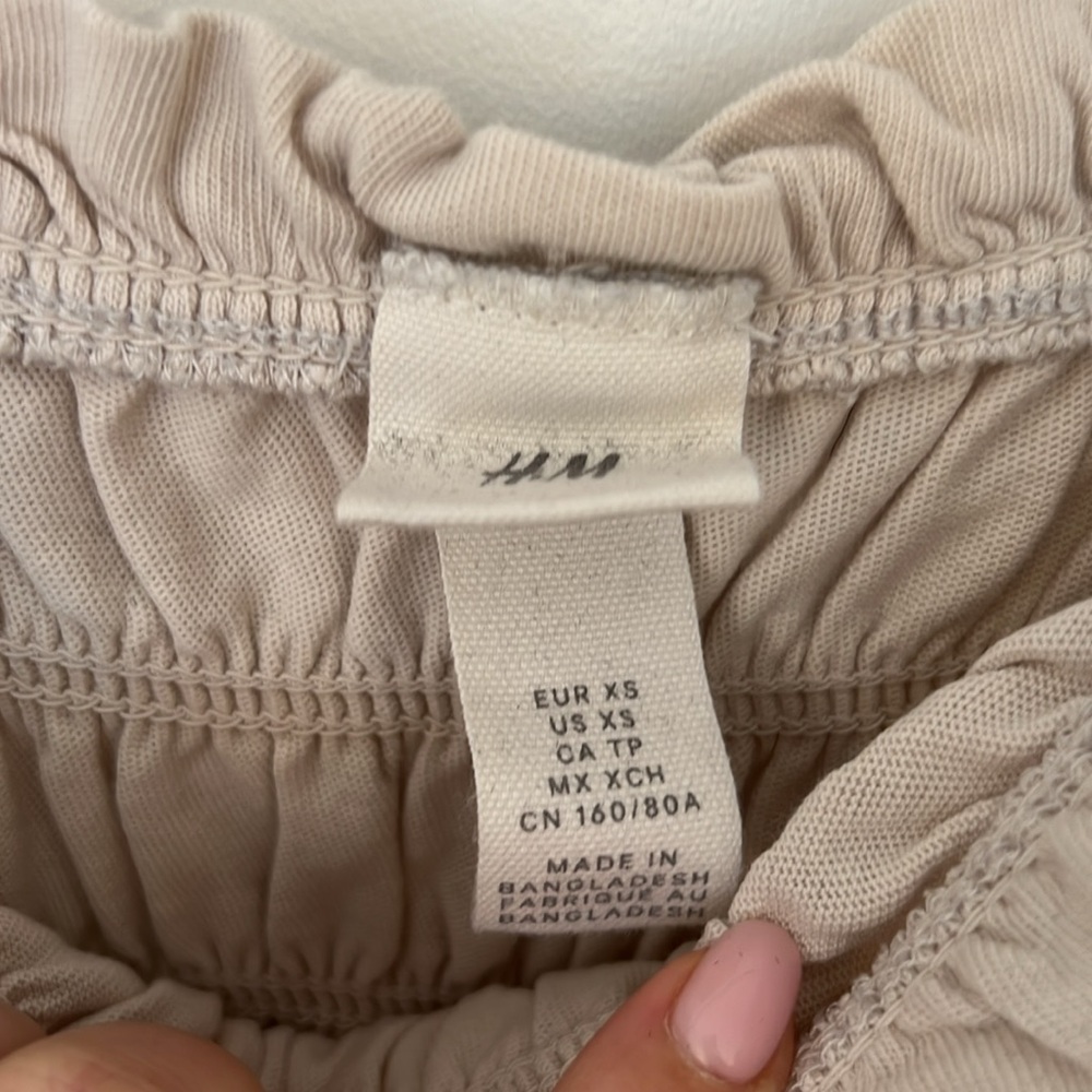 H&M Cream Maxi Dress with Ruched Bodice - Picture 3 of 4